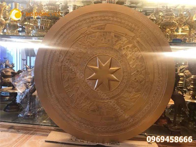 Mặt trống đồng Đông Sơn cổ gốc thanh hóa đường kính 1,2m nặng 90kg